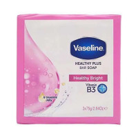 VASELINE sveikas ryškus muilas 75g 3vnt | Multum