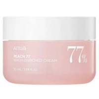 ANUA Peach 77% drėkinamasis kremas veido odai su persikų ekstraktu ir niacinamidu 50ml | Multum
