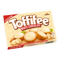 Toffifee Balti saldainiai su baltuoju šokoladu 125g | Multum