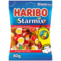 HARIBO Starmix želė saldainiai 80g | Multum