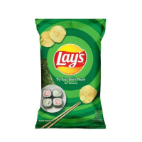 LAY'S jūros dumblių užkandžių traškučiai 90g | Multum