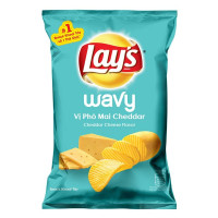 LAY'S banguotas čederio sūrio traškučiai 90g | Multum