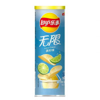 LAY'S Neribotos skardinės kalkių drožlės 90g | Multum