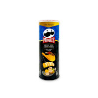 PRINGLES Prancūziško stiliaus vištiena su Lāčpurns grybų skonio bulvių traškučiais 80g | Multum