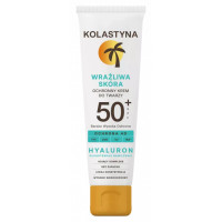 KOLASTYNA kremas nuo saulės jautriai veido odai su hialurono rūgštimi SPF50+ 50ml | Multum