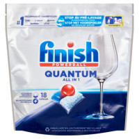 FINISH Powerball Quantum Allin1 indų plovimo kapsulės 18vnt | Multum