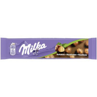 MILKA lazdyno riešutų batonėliai Šokoladinis batonėlis 45g | Multum