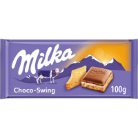 MILKA Choco Swing šokoladinis batonėlis su sausainiu 100g | Multum