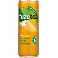 FUZE TEA Mango Ramunėlių žalioji ledinė arbata, skardinė 330ml | Multum