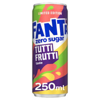 FANTA Zero Tutti Frutti, skardinė 250ml | Multum