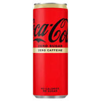 COCA-COLA Zero Caffein be kofeino, 250 ml skardinėje | Multum