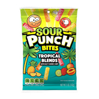 SOUR PUNCH Tropiniai kramtomieji saldainiai 142g | Multum