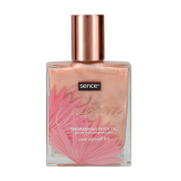 "SENCE Shimmering Embrace" kūno aliejus su blizgesiu 100ml | Multum