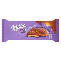 MILKA Jaffa pyragas su šokoladiniais putėsiais 128g | Multum