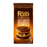 FOX'S pusiau dengti pieniško šokolado sausainiai 175g | Multum