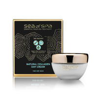 SEA OF SPA dieninis kremas su kolagenu sausai veido odai 50ml | Multum