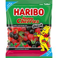 HARIBO Happy Cherries Black Jelly saldainiai 175g | Multum