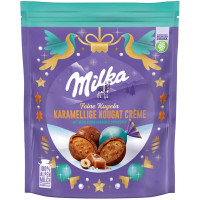 MILKA šokoladiniai saldainiai su karamelės įdaru 90g | Multum