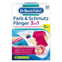 dr. Beckmann servetėlės spalvotiems audiniams skalbti x22 | Multum