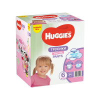 Huggies Pants Girl 6 (15-25kg) 60vnt. | Multum