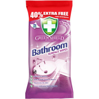 Green Shield Bathroom drėgnos servetėlės vonios paviršių valymui x70 | Multum