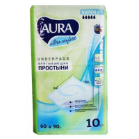 AURA Ultra Comfort vienkartiniai paklodės 60x90cm 10 vnt | Multum