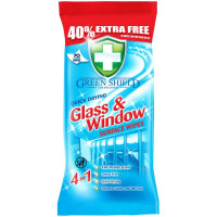 Green Shield Glass & Window Drėgnos servetėlės stiklams ir langams 70 vnt | Multum