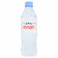 Evian mineralinis vanduo negazuotas 0,5L | Multum