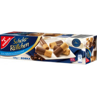 G&G Schoko-Rollchen vafliai pieniniame šokolade 125g | Multum
