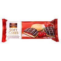 Feiny Biscuits Soft Cakes Vyšniniai sausainiai su vyšnių įdaru 135g | Multum