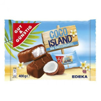 G&G Cocos Island Mini šokoladiniai-kokoso batonėliai 400g | Multum