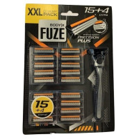 Body-X Fuze 15 + 4 vienkartiniai skustuvai | Multum