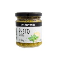 Piacelli Itališkas antipasti pesto su bazilikais ir kedro riešutais - pesto verde 190g | Multum
