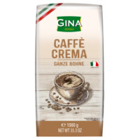 Gina Originale Coffee Crema - švelniai skrudintos puikios itališkos kavos pupelės 1kg | Multum