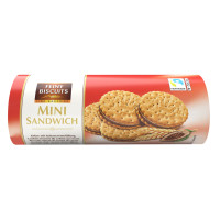 Feiny Biscuits Mini sumuštinių sausainiai su šokoladiniu įdaru 180g | Multum