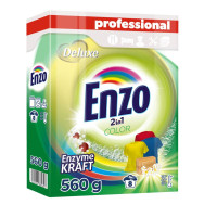 Enzo Professional Color 2in1 milteliai spalvotiems skalbiniams x8 560g | Multum