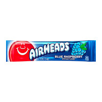 Airheads Blue aviečių kramtomieji saldainiai su vynuogių skoniu 15,6g | Multum