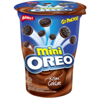 OREO MINI CHOCOLATE sausainiai su šokolado skoniu 67g | Multum