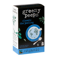 Greeny peeps Darjeeling ekologiška juodoji arbata 20x2g | Multum