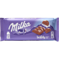 Milka Bubbly Milk porėtas pieniškas šokoladas 90g | Multum