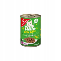 G&G Hello my cat šlapias kačių maistas su kalakutiena 415g | Multum