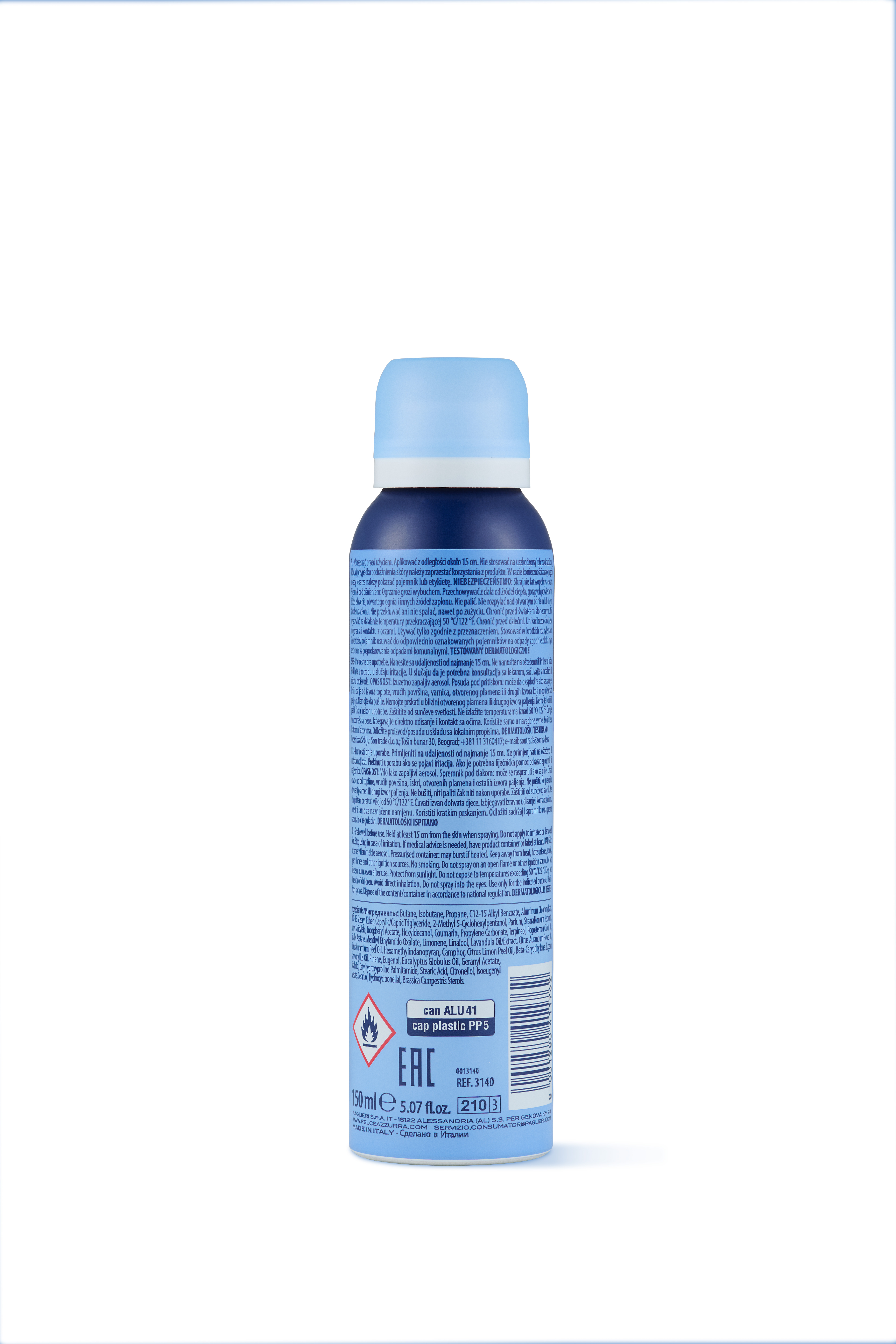 FERN AZZURRA Originalūs dezodorantai 150ml | Multum