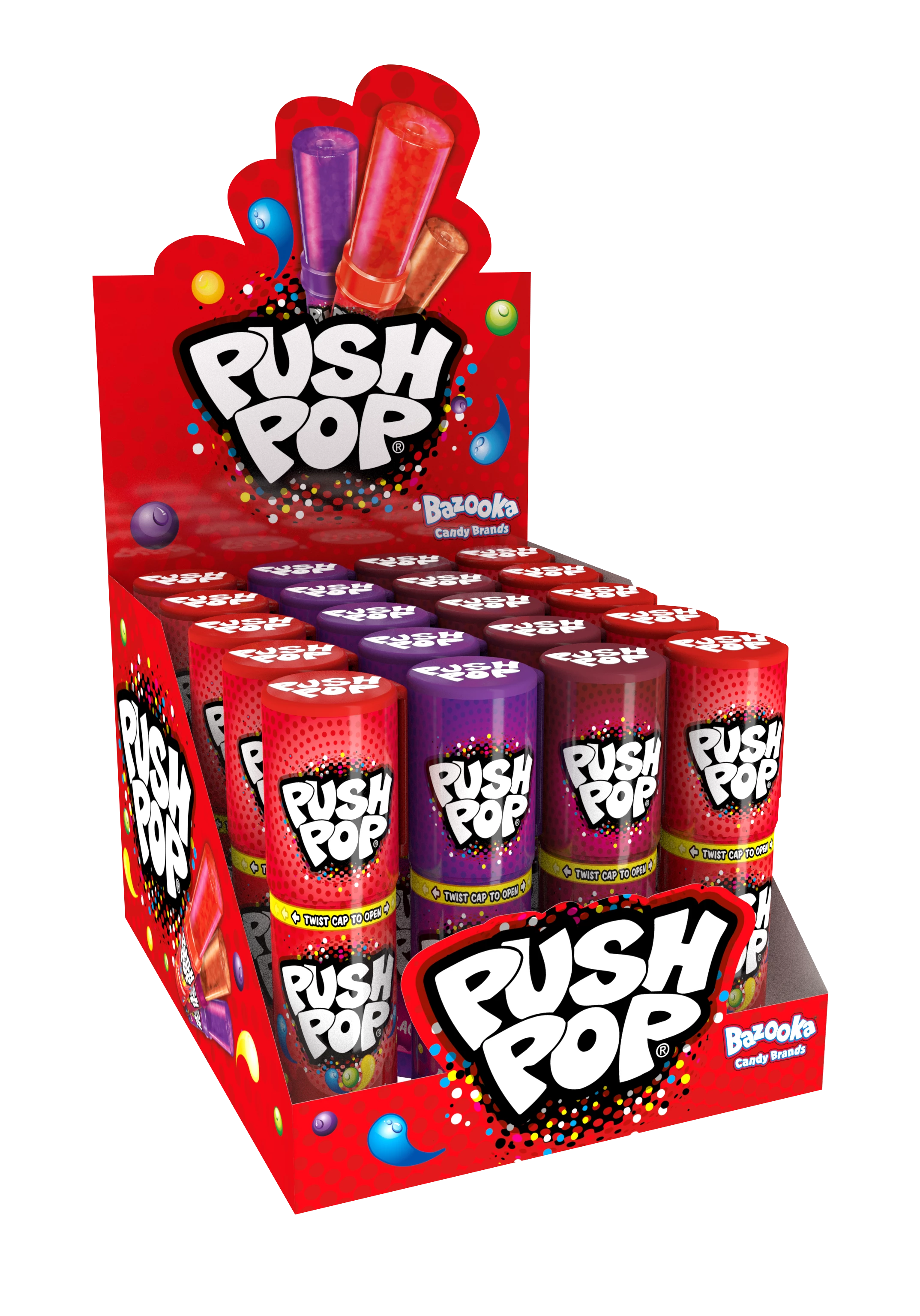 BAZOOKA Push Pop ledinukas 15g | Multum