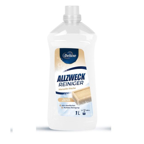 Prabangus grindų valiklis visiems paviršiams su Marselio muilu 1L | Multum