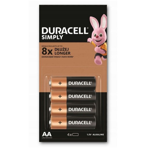 Duracell AA šarminės baterijos 4 vnt | Multum
