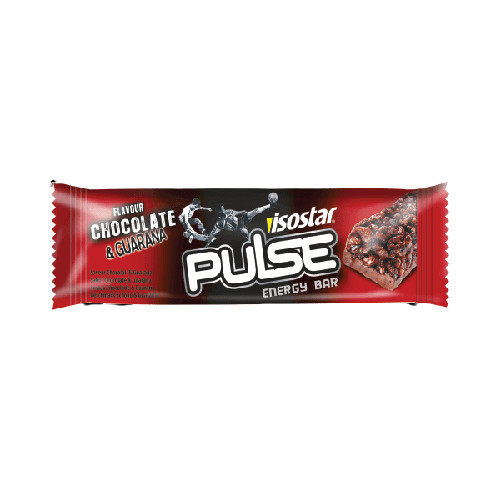 Isostar Pulse batonėlis su guaranos ir šokolado skoniu 23g | Multum