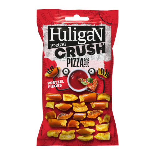 Pretzel Crush PIzza Sauce sausainiai su picos skoniu 65g | Multum