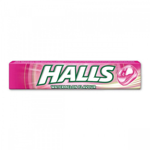 Halls Vita-C ledinukai su arbūzo skoniu ir vitaminu C 33,5g | Multum