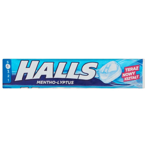 Halls Coolwave ledinukai su mentolio-eukalipto skoniu 33,5g | Multum