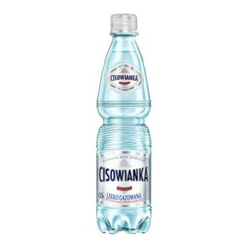 Cisowianka lengvai gazuotas mineralinis vanduo PET, 0,5L | Multum